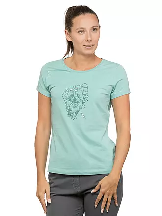 CHILLAZ | T-shirt d'escalade Gandia Out in Nature pour femmes | hellgrün